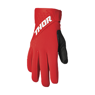 Thor Crosshandschoenen Winter 2026 Spectrum Cold - Rood / Wit
