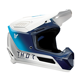 Thor Crosshelm Fleet Storm - Wit / Navy
