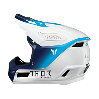 Thor Crosshelm Fleet Storm - Wit / Navy