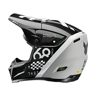 Thor Crosshelm Reflex Sport Riot - Zwart / Wit