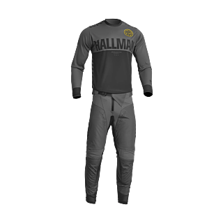 Thor Crosskleding 2026 Hallman Differ Slice - Charcoal / Zwart