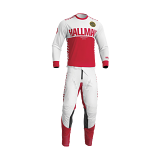 Thor Crosskleding 2026 Hallman Differ Slice - Wit / Rood