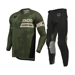 Thor Crosskleding 2026 Launchmode Bleach - Zwart / Camo