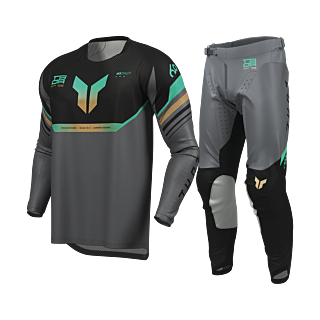 Thor Crosskleding 2026 Launchmode Vented Raptor - Zwart / Charcoal
