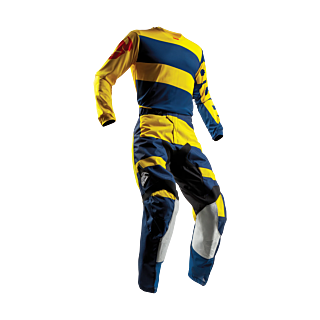 Thor Crosskleding Pulse Level - Navy / Geel