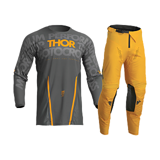 Thor Crosskleding Pulse Mono - Grijs / Geel