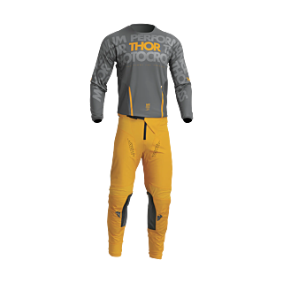 Thor Crosskleding Pulse Mono - Grijs / Geel