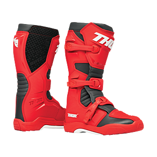 Thor Crosslaarzen Blitz XR - Rood / Charcoal