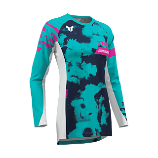 Thor Dames Crosskleding 2026 Launchmode Bleach - Wit / Aqua