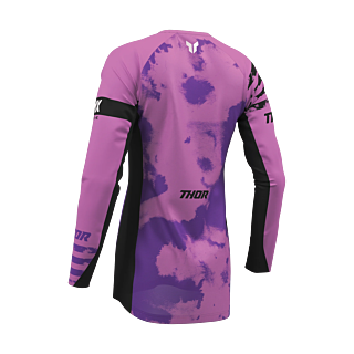 Thor Dames Cross Shirt 2026 Launchmode Bleach - Zwart / Orchid