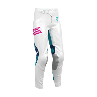 Thor Dames Crossbroek 2026 Launchmode Bleach - Wit / Aqua