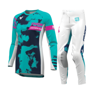 Thor Dames Crosskleding 2026 Launchmode Bleach - Wit / Aqua