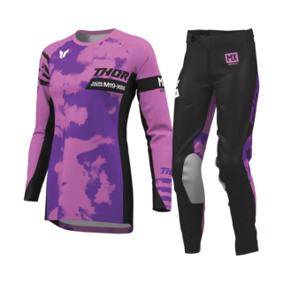 Thor Dames Crosskleding 2026 Launchmode Bleach - Zwart / Orchid