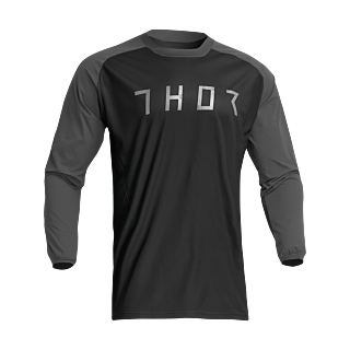 Thor Enduro Shirt Terrain - Zwart / Charcoal