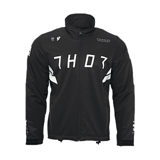 Thor Fleece Jas Warmup - Zwart / Wit