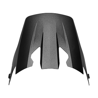 Thor Helmklep Reflex Sport Carbon Stealth - Zwart