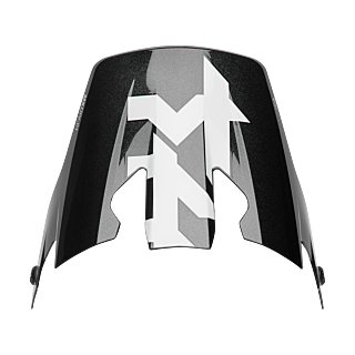 Thor Helmklep Reflex Sport Riot - Zwart / Wit