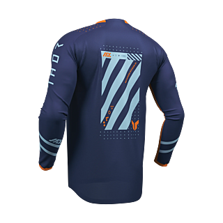 Thor Kinder Cross Shirt 2026 Launchmode Futura - Navy / Oranje