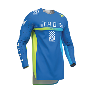 Thor Kinder Cross Shirt 2026 Sportmode Synth - Blauw