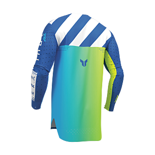 Thor Kinder Cross Shirt 2026 Sportmode Synth - Blauw