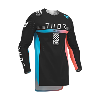 Thor Kinder Cross Shirt 2026 Sportmode Synth - Zwart