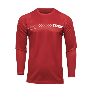 Thor Kinder Cross Shirt Sector Minimal - Rood