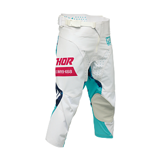 Thor Kinder Crossbroek 2026 Launchmode Bleach - Wit / Aqua