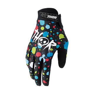 Thor Kinder Crosshandschoenen 2026 Launchmode Splat - Zwart