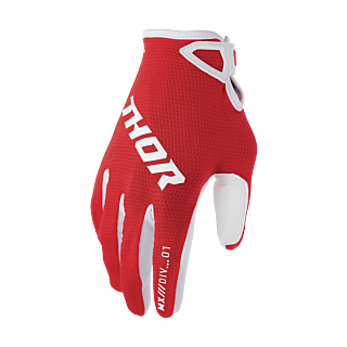 Thor Kinder Crosshandschoenen 2026 Ridemode Static - Rood