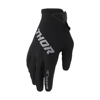 Thor Kinder Crosshandschoenen 2026 Ridemode Static - Zwart