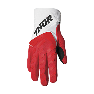 Thor Kinder Crosshandschoenen 2026 Spectrum - Rood / Wit
