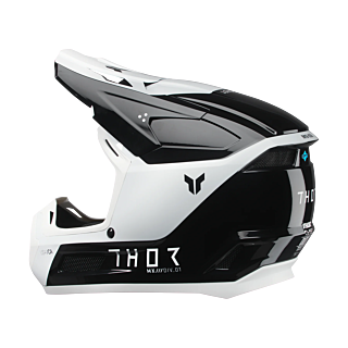 Thor Kinder Crosshelm Fleet Storm - Zwart / Wit