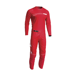 Thor Kinder Crosskleding Sector Minimal - Rood