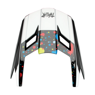 Thor Kinder Helmklep Fleet Splat - Zwart