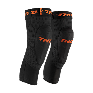 Thor Kniebeschermers Comp XP - Zwart / Oranje