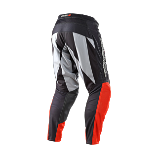 Troy Lee Designs Crossbroek GP Air Warped - Charcoal / Oranje