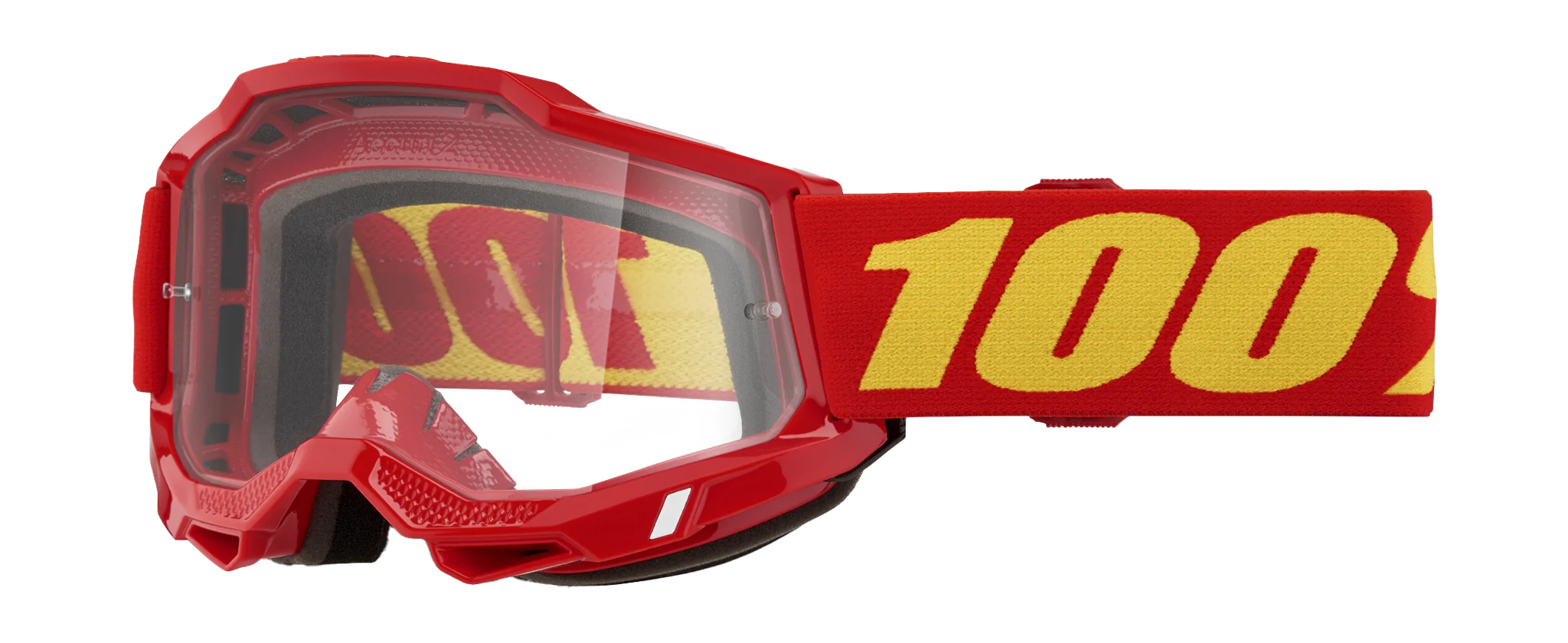 100% Crossbril Accuri 2 Red - Clear Lens