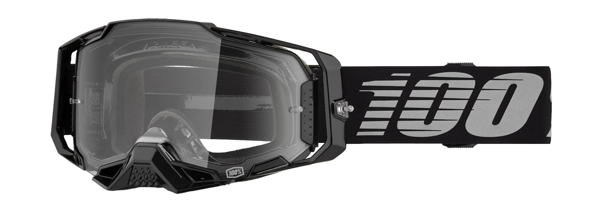 100% Crossbril Armega Black - Clear Lens