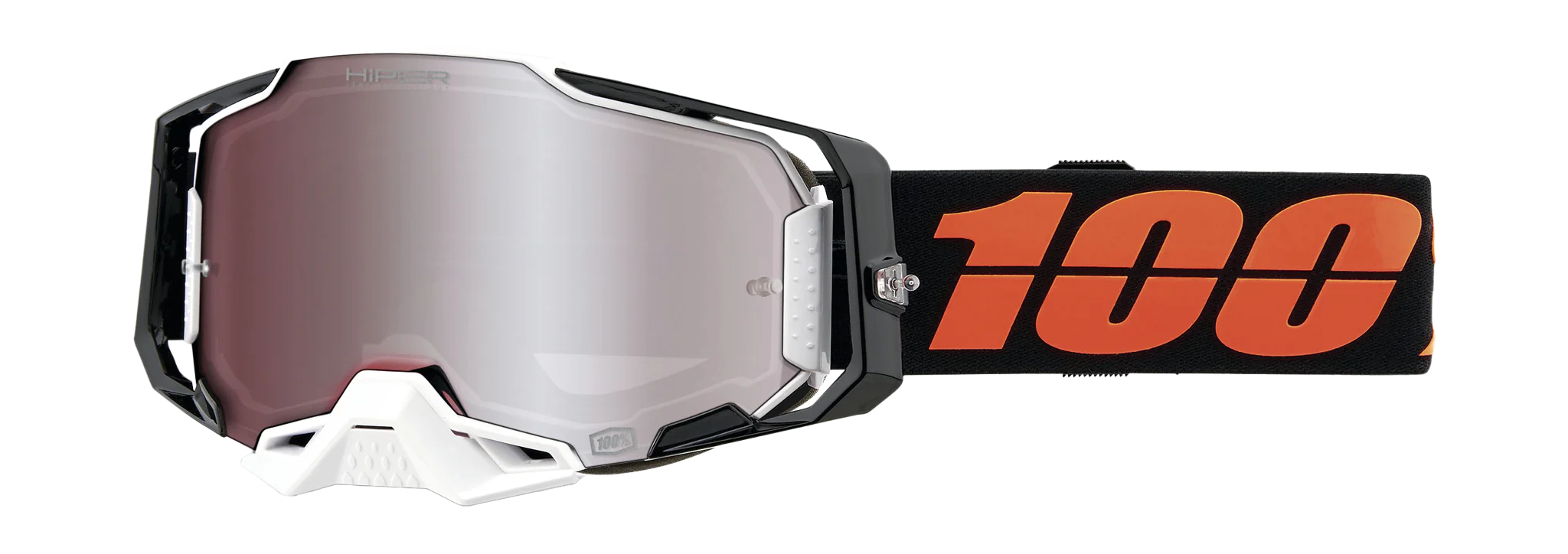 100% Crossbril Armega Blacktail - HiPER Spiegel Zilver Lens