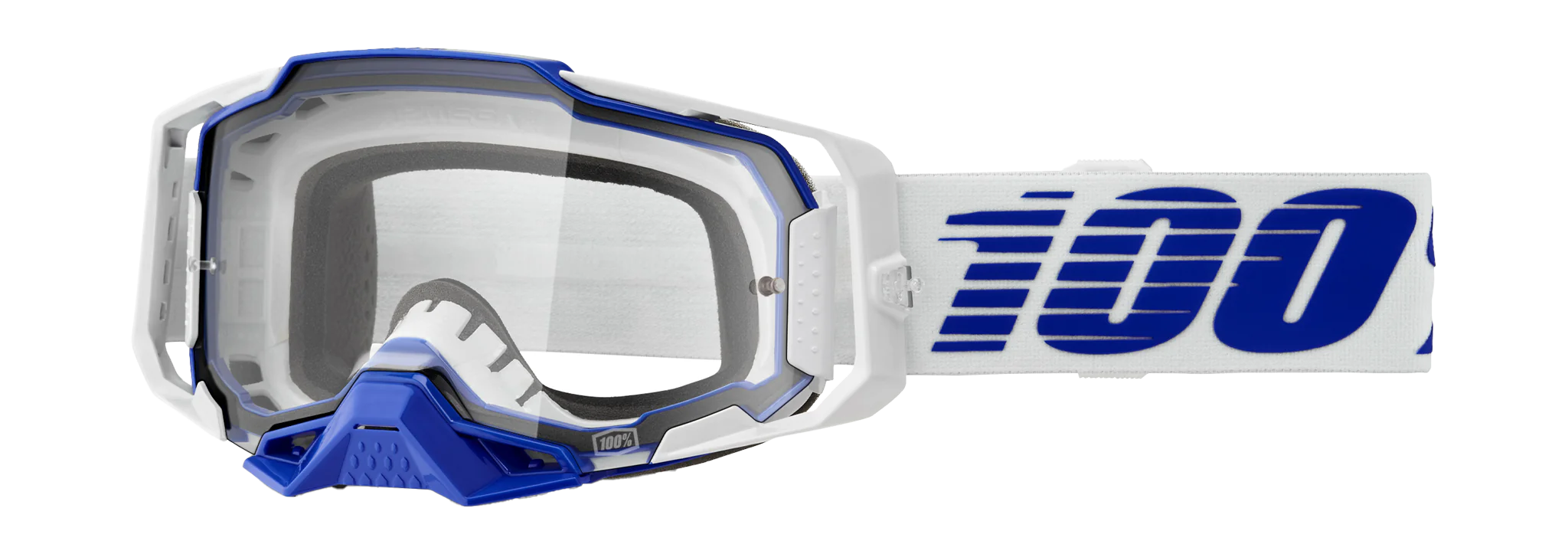 100% Crossbril Armega Blue - Clear Lens