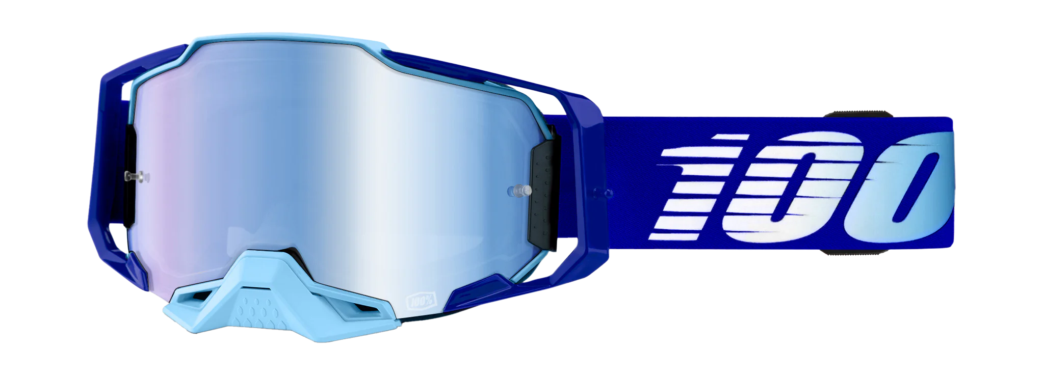 100% Crossbril Armega Royal - Spiegel Blauw Lens