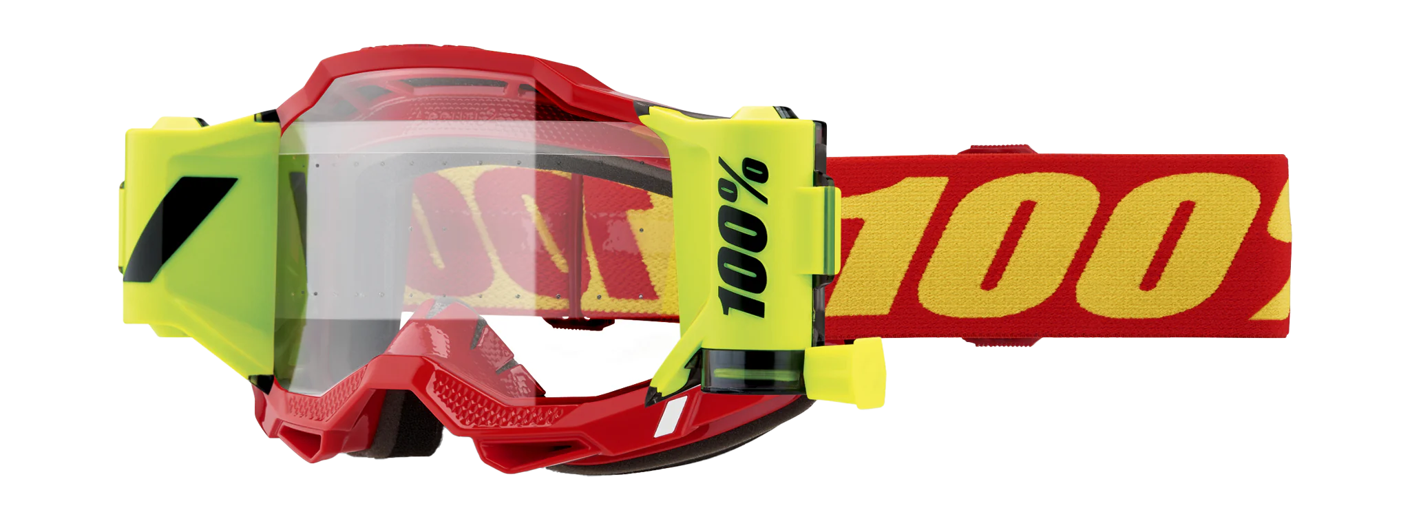 100% Crossbril Roll-Off Accuri 2 Forecast Red - Clear Lens
