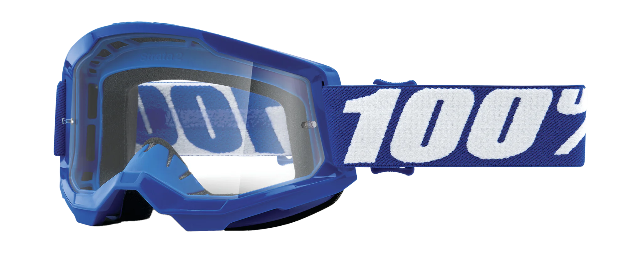 100% Crossbril Strata 2 SP22 Blue - Clear Lens
