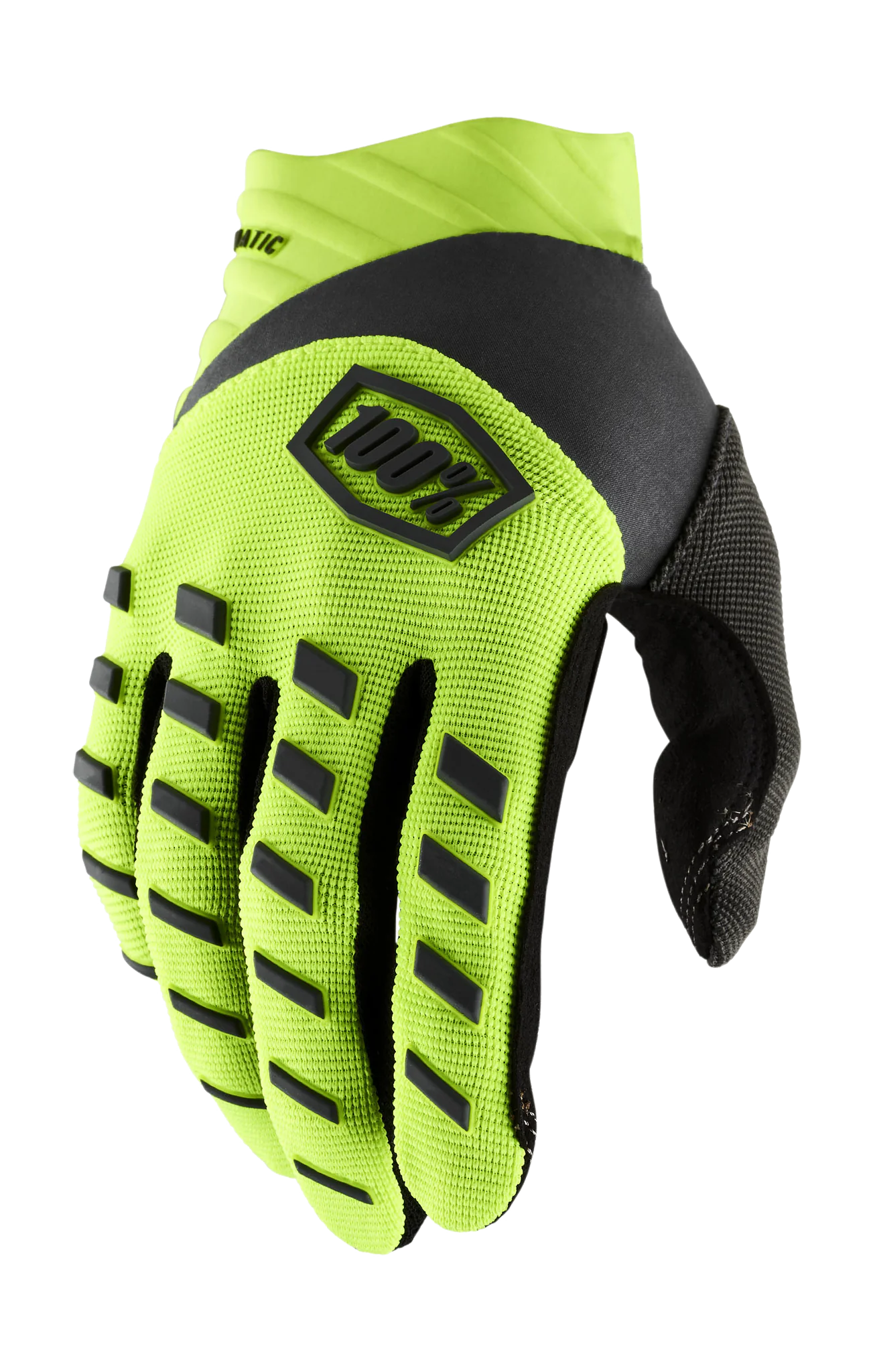 100% Crosshandschoenen Airmatic - Fluo Geel / Zwart