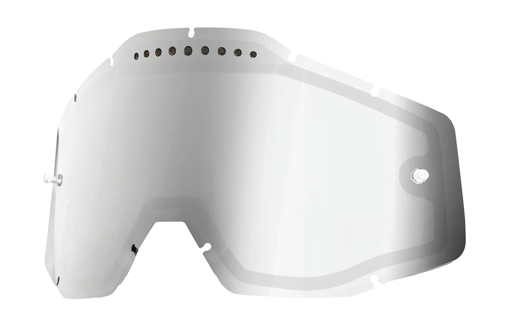 100% Lens RC1/AC1/ST1 - Dual Vented Spiegel Zilver