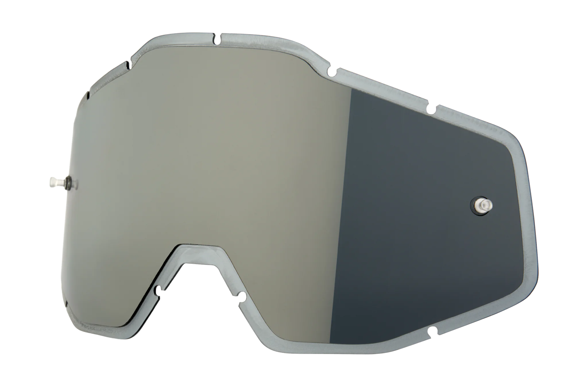 100% Lens RC1/AC1/ST1 - Injected Spiegel Zilver / Smoke