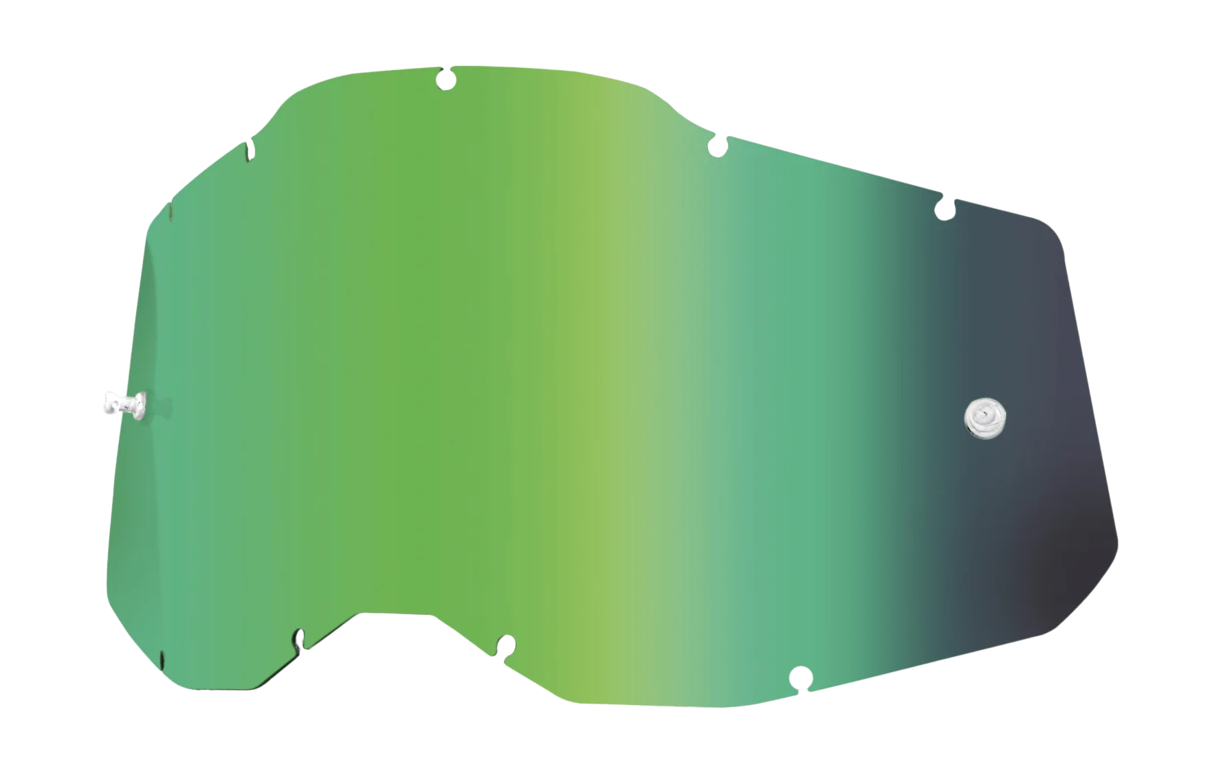 100% Lens RC2/AC2/ST2 - Standaard Spiegel Groen