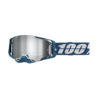 100% Crossbril Armega Albar - Spiegel Zilver Flash Lens