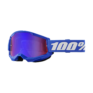 100% Crossbril Strata 2 Blue - Spiegel Rood / Blauw Lens