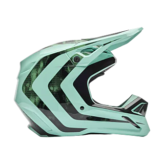 Fox Kinder Crosshelm V1 Kairos - Turquoise